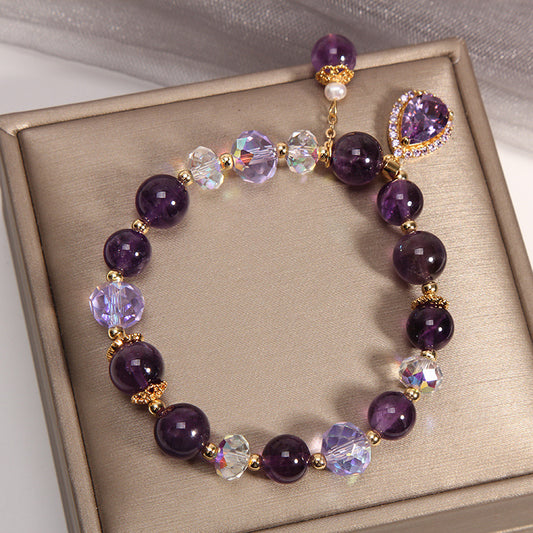 Vintage Purple Crystal Bracelet - photo 1