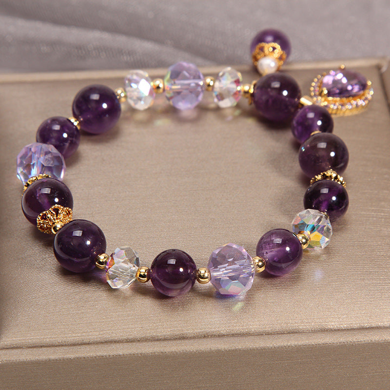 Vintage Purple Crystal Bracelet - photo 3
