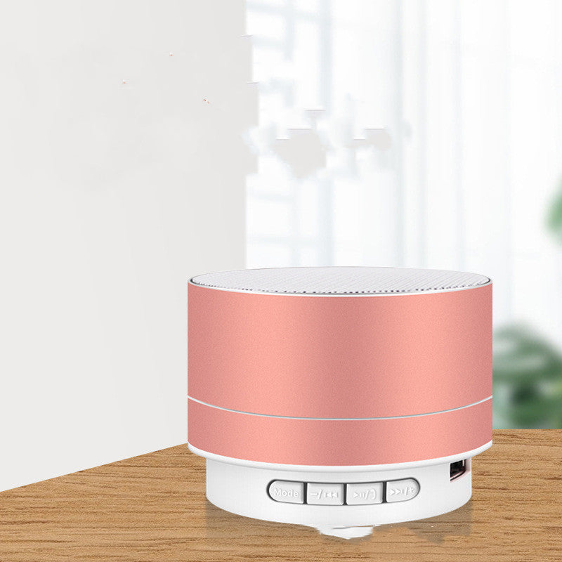 Mini portable Bluetooth speaker with LED lighting – product photo 5