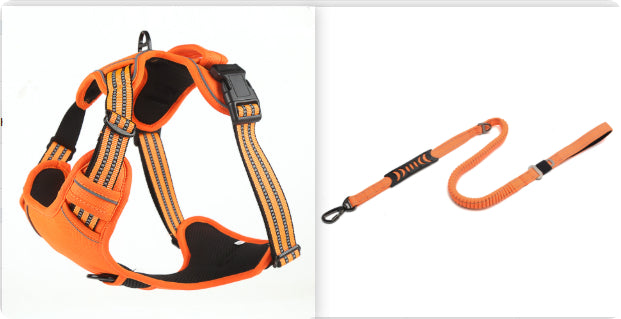 No-Pull Reflective Dog Harness – Breathable Adjustable Pet Vest - product photo 13 of 18