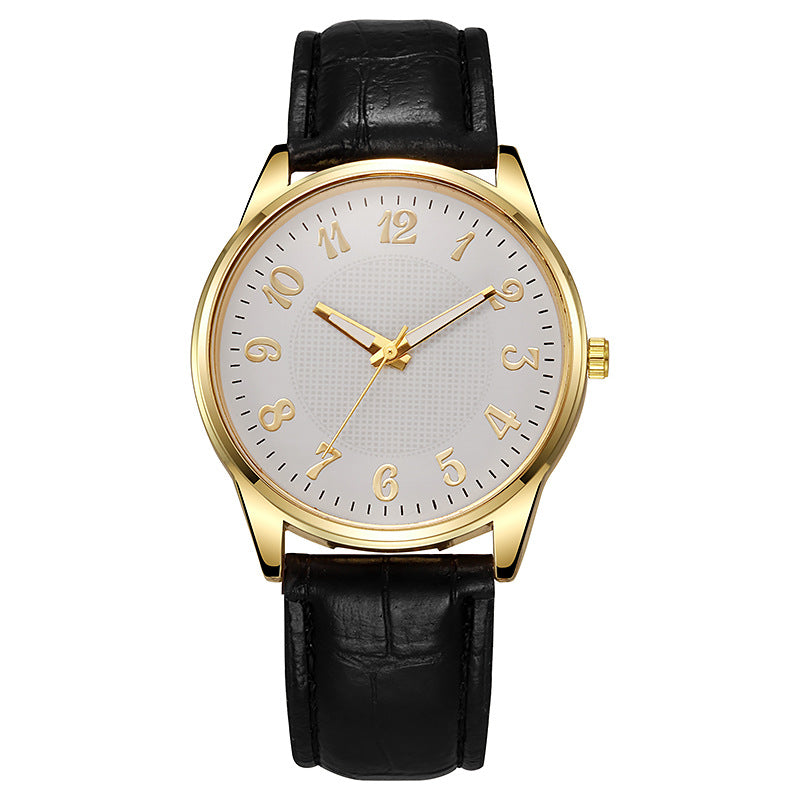 Wristwatch side profile view