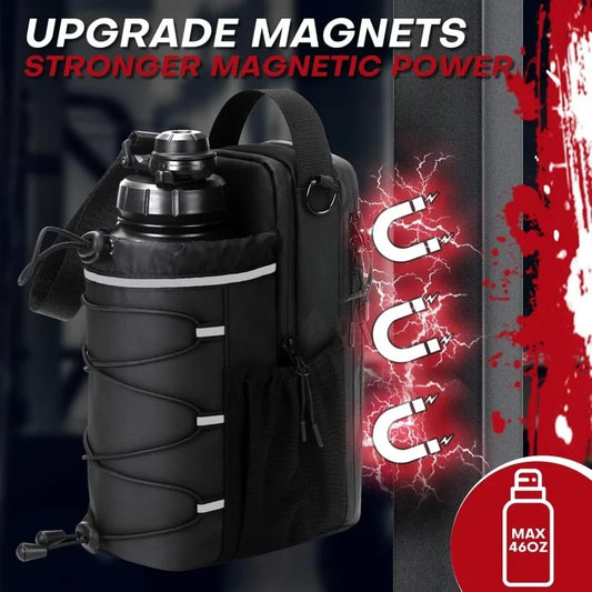 magnetic kettle crossbody bag for fitness, front view