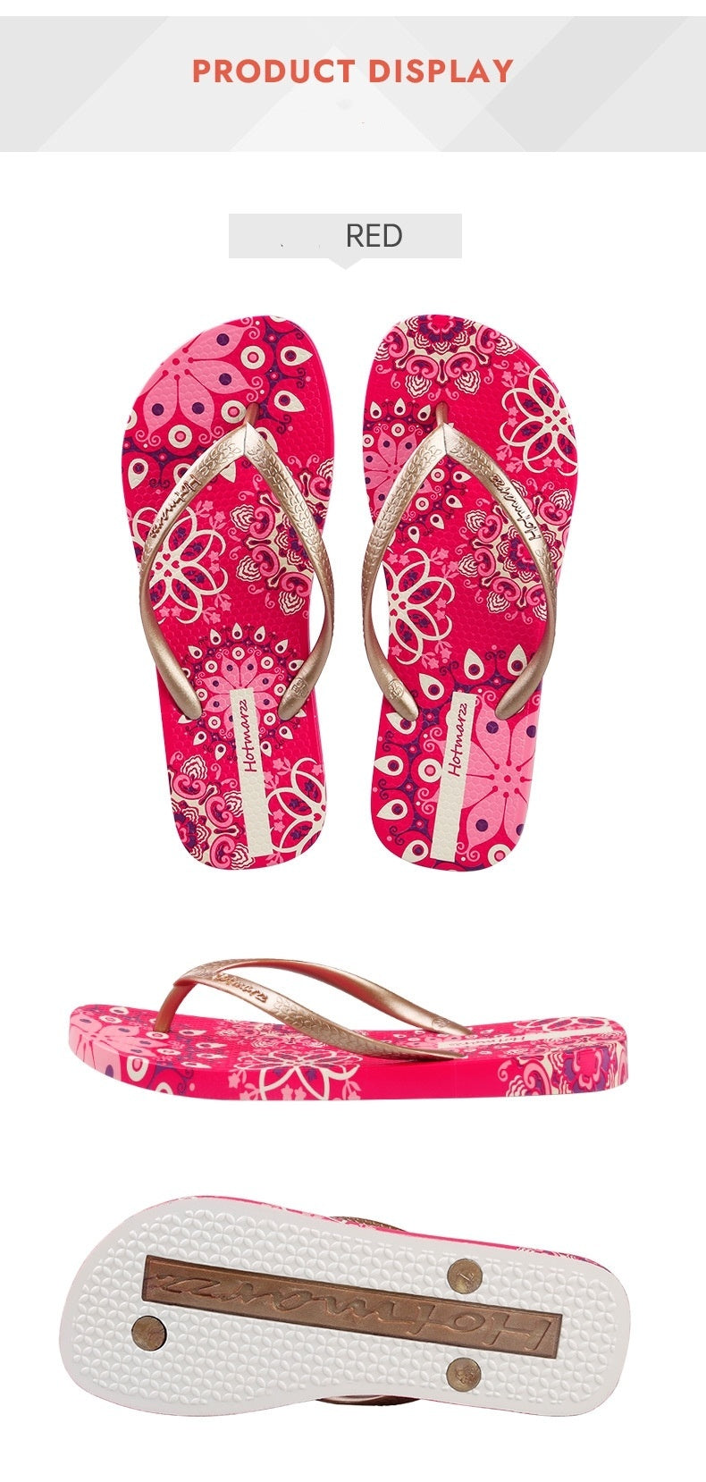 Women's non-slip flip-flop sandal - product photo 10