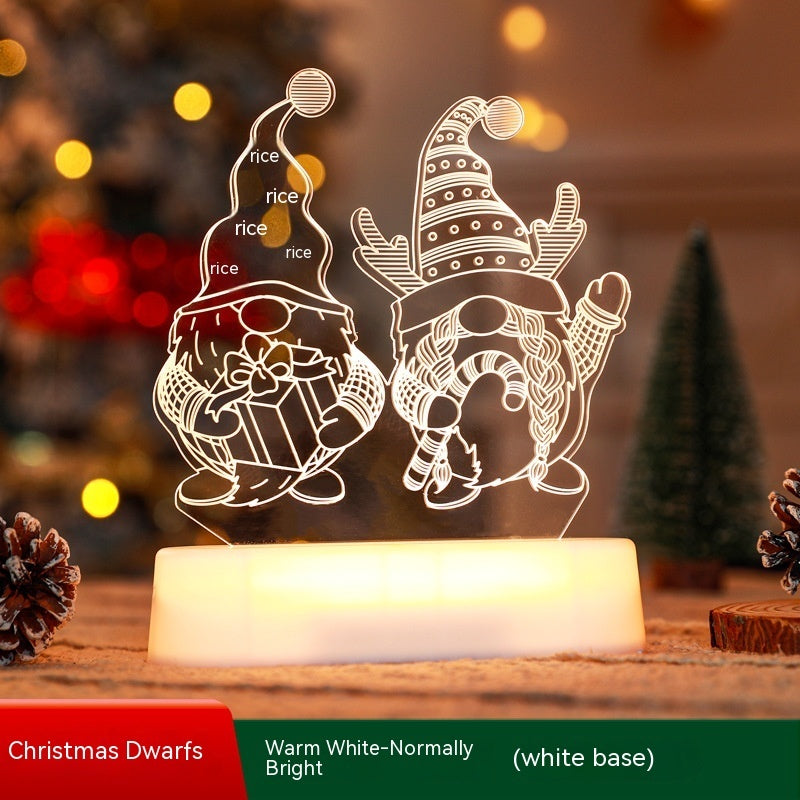3D Acrylic LED Night Light – Christmas & Holiday Decorative Lamp - product photo 5 of 5