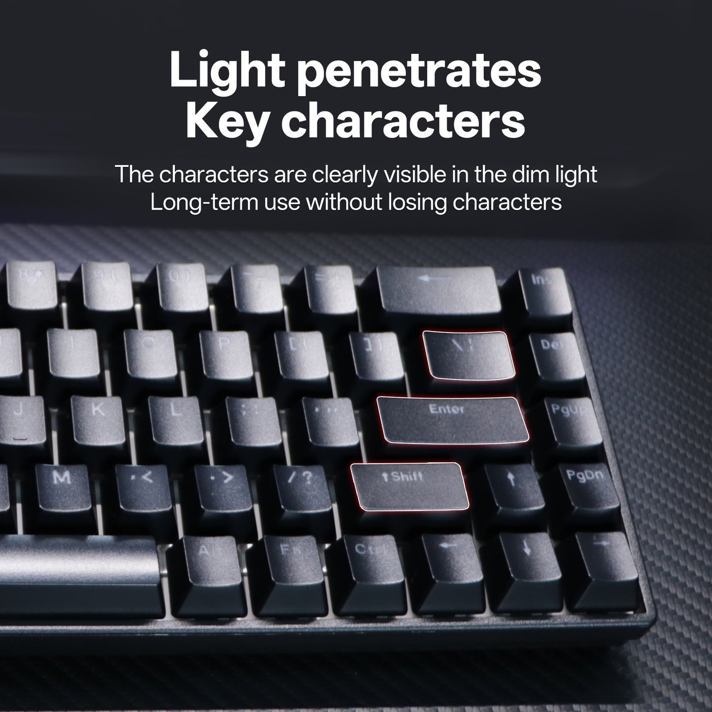 mechanical keyboard keycap close-up