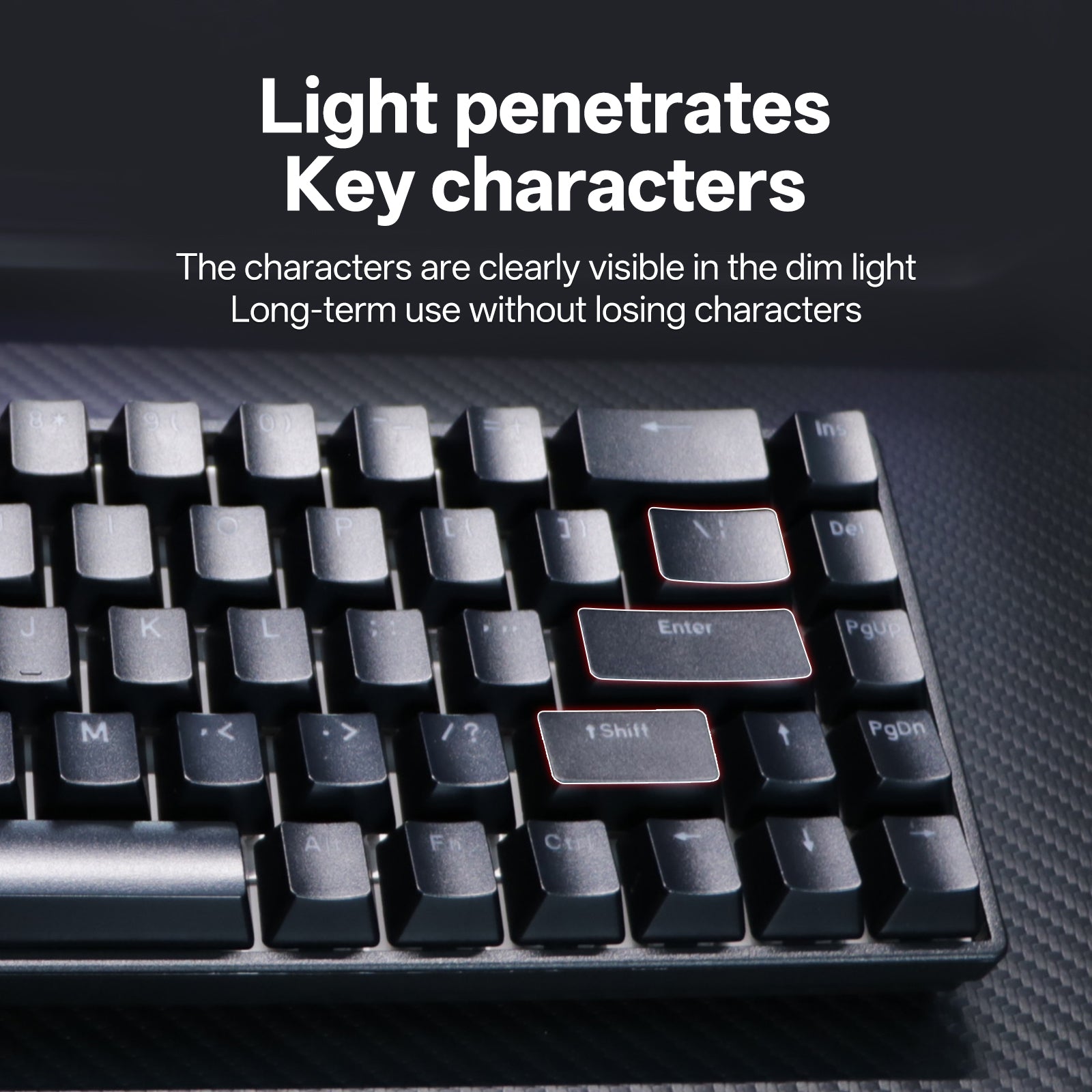 mechanical keyboard keycap close-up