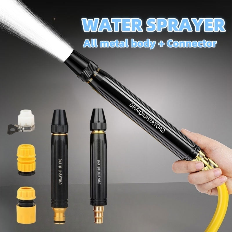 High-Pressure Water Gun Nozzle – Adjustable Car Wash & Garden Hose Sprayer – photo 1 of 13