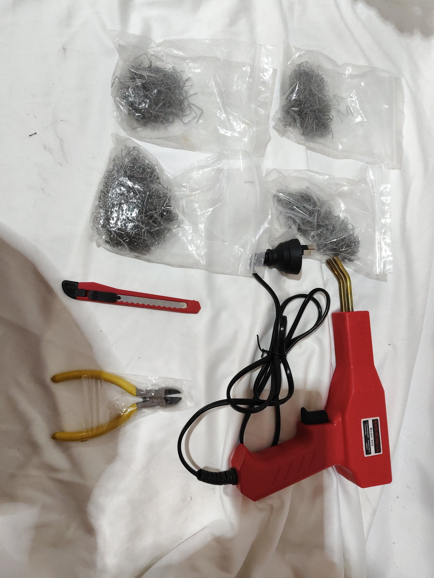 Plastic welder repair kit - kit variant options