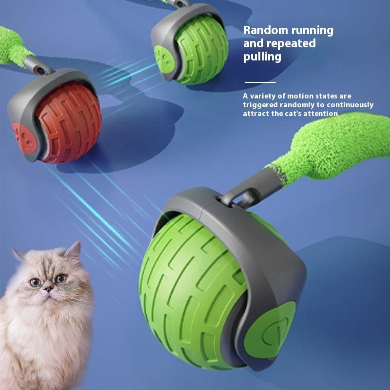Interactive Cat Toy Ball – Automatic Rolling USB Rechargeable Teaser – photo 7 of 10