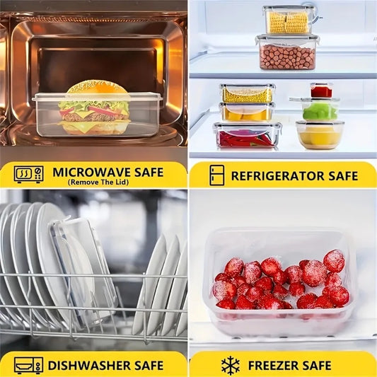 48-Piece BPA-Free Food Storage Container Set with Airtight Lids & Labels - product photo 2 of 9