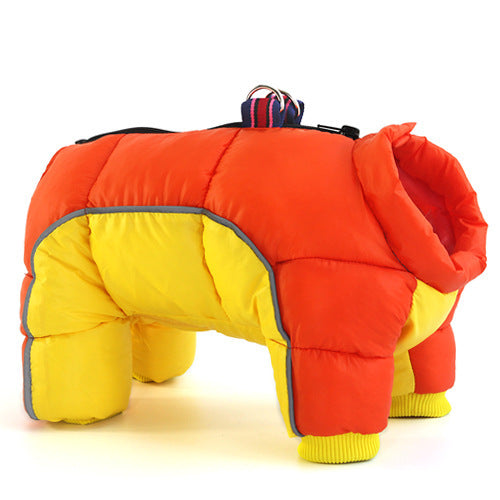 Thick Warm Winter Dog Jacket with Cotton Lining - product photo 4