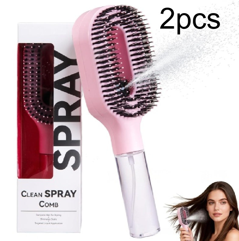 Detangling spray comb shown in Light Blue color option