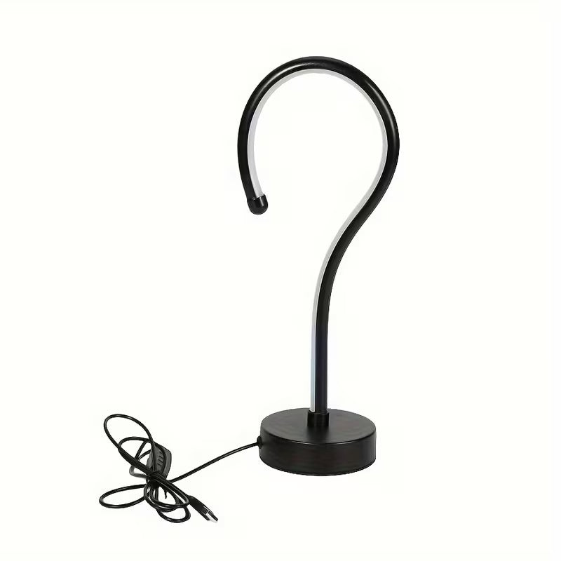 LED desk lamp dimming button detail