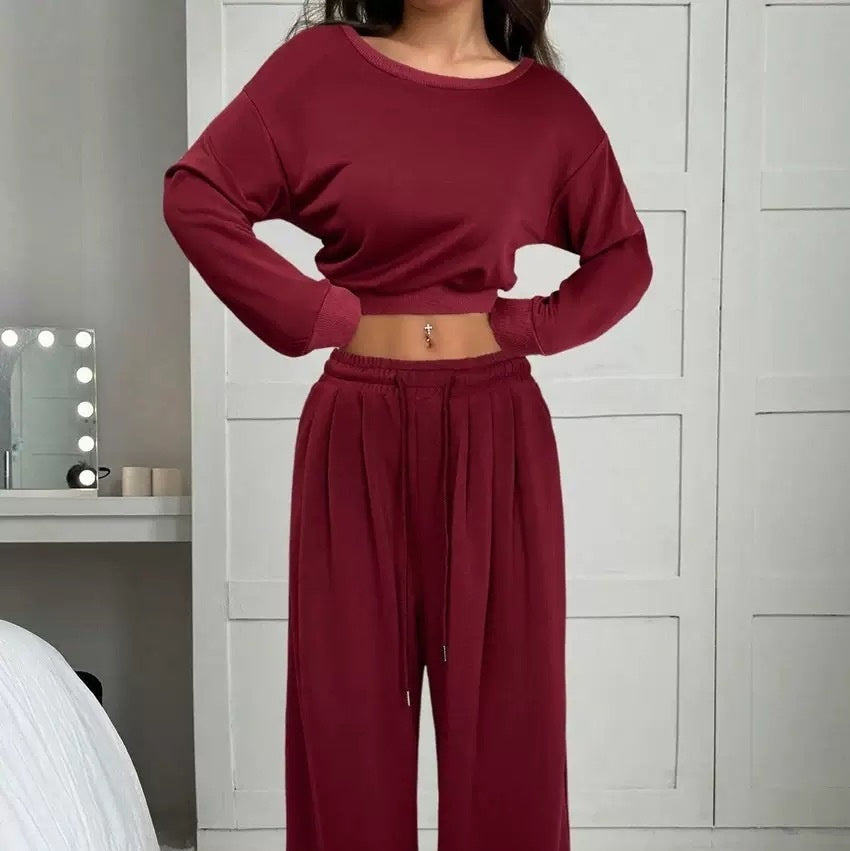Casual 2-piece sweatshirt and trousers set for women - view 4