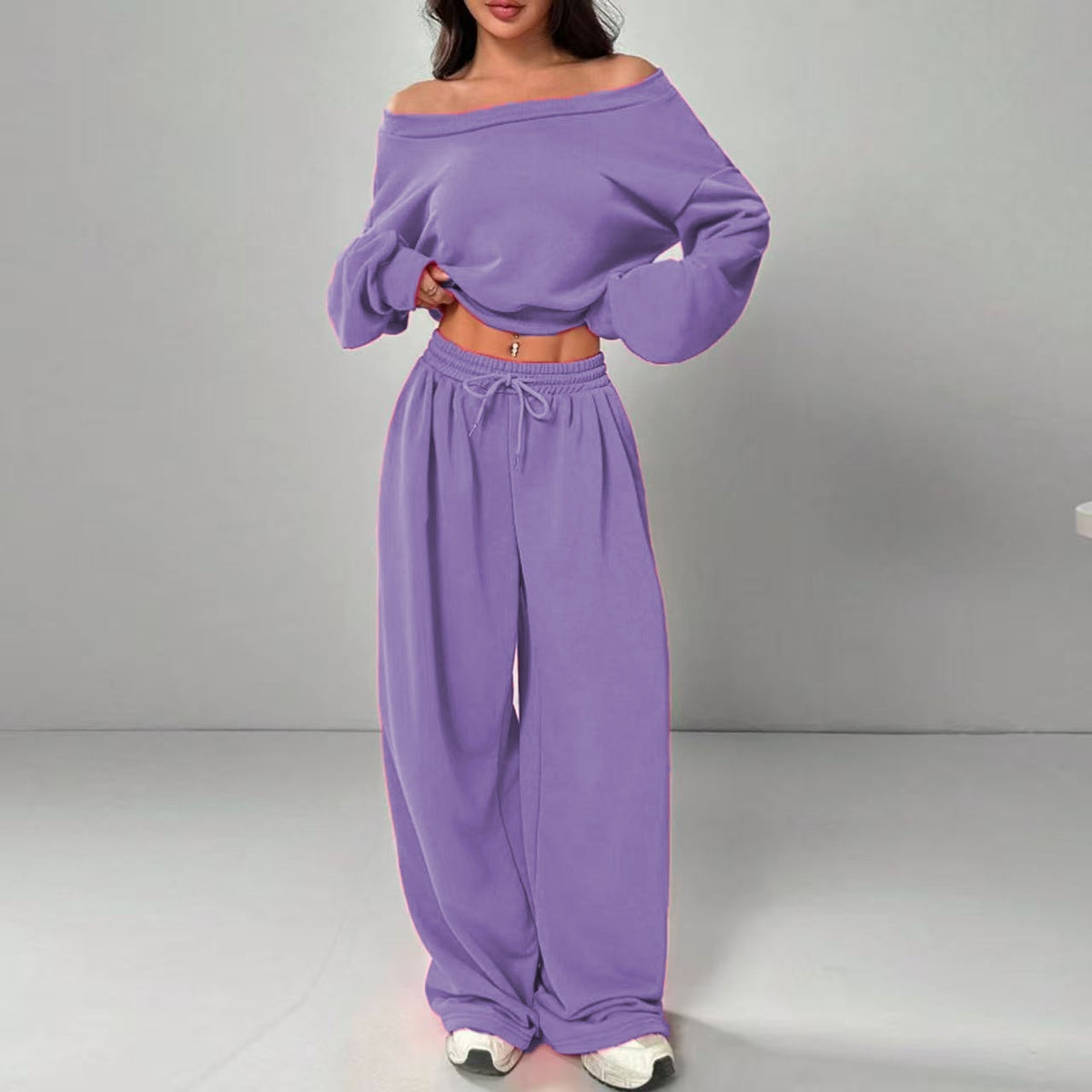 Casual 2-piece sweatshirt and trousers set for women - view 9