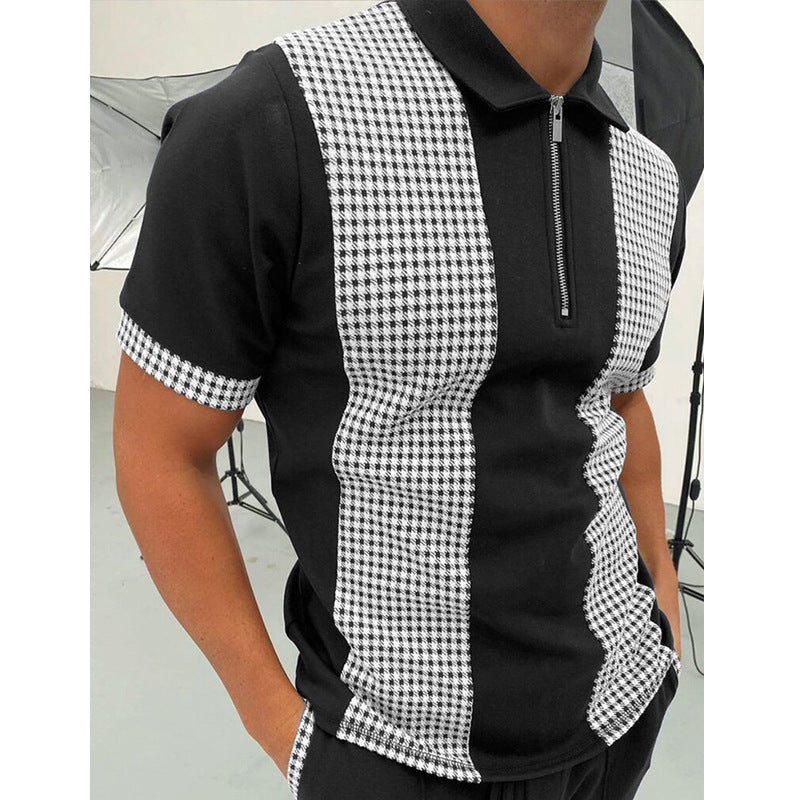 Men's Solid Polo Shirt – Breathable Short-Sleeve Summer Shirt - product photo 10 of 15
