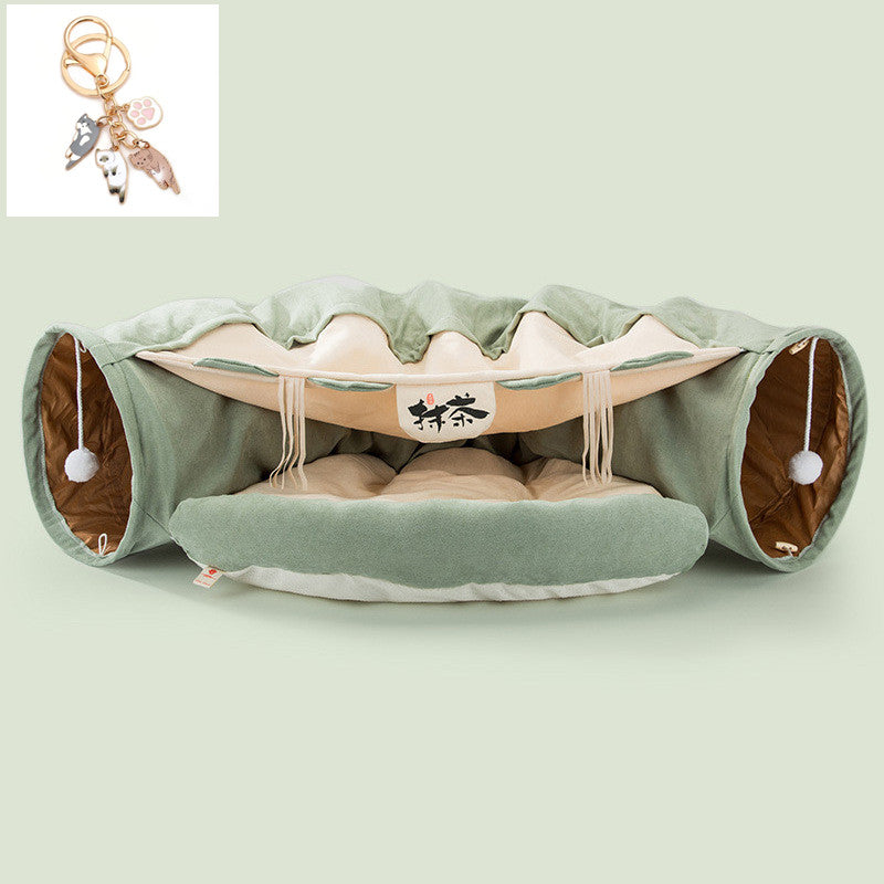 Collapsible fabric cat tunnel – product photo 7
