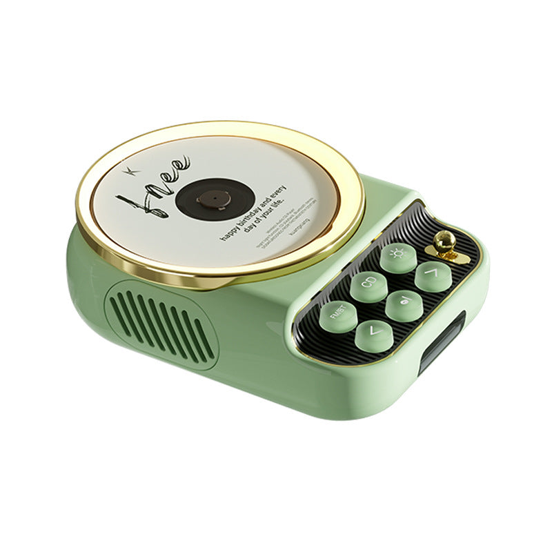 Retro Bluetooth speaker, control buttons detail