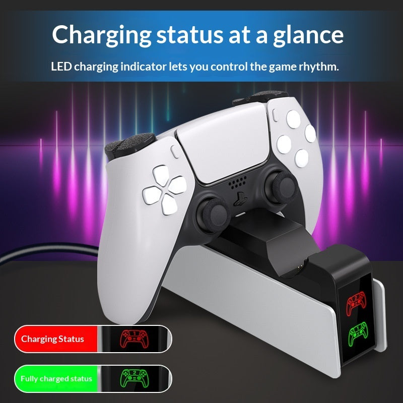 dual game controller charging dock, front view