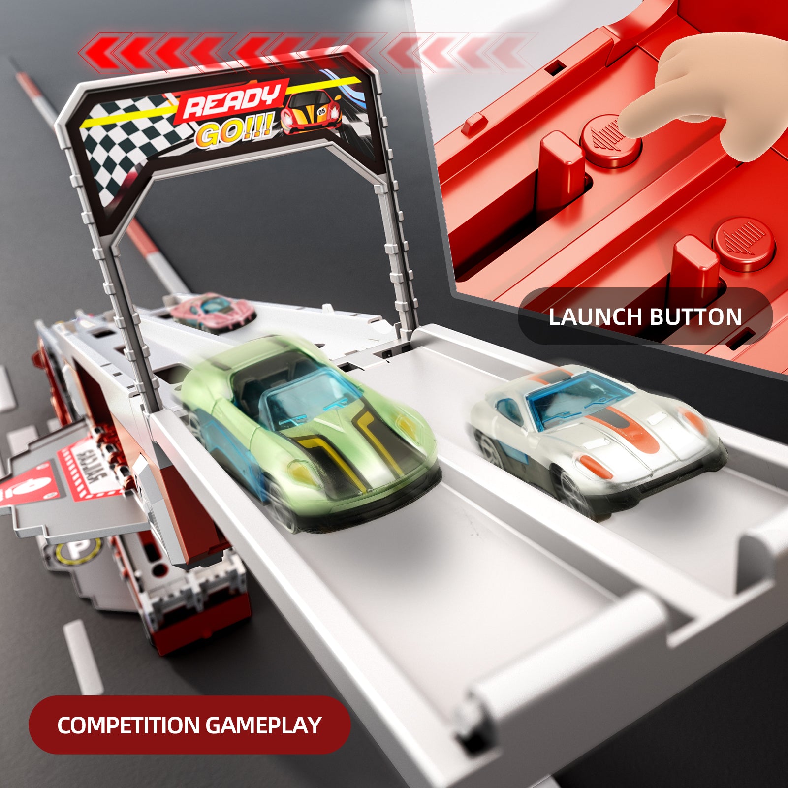 Fire Truck Toy with Lights, Sounds & Music – Kids Transport Vehicle - product photo 7 of 8