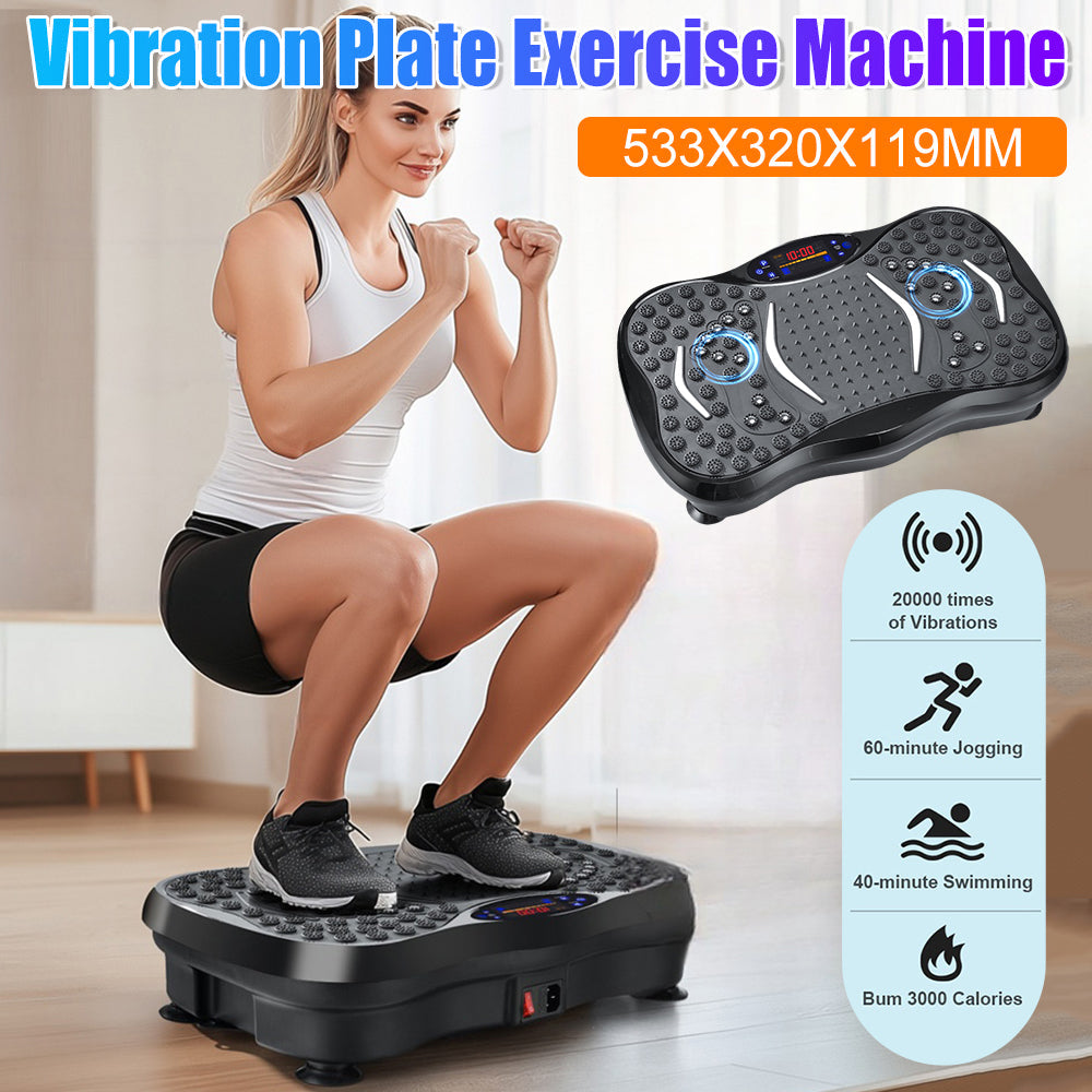 Foot massage pedal texture on vibration plate