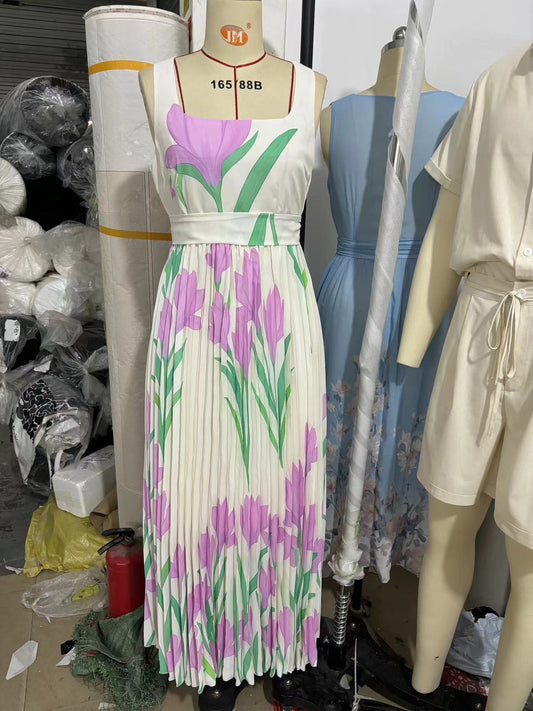 A-line dress color and pattern options