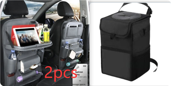 PU Leather Car Storage Bag – Multifunction Seat Back Hanging Organizer - product photo 21 of 25