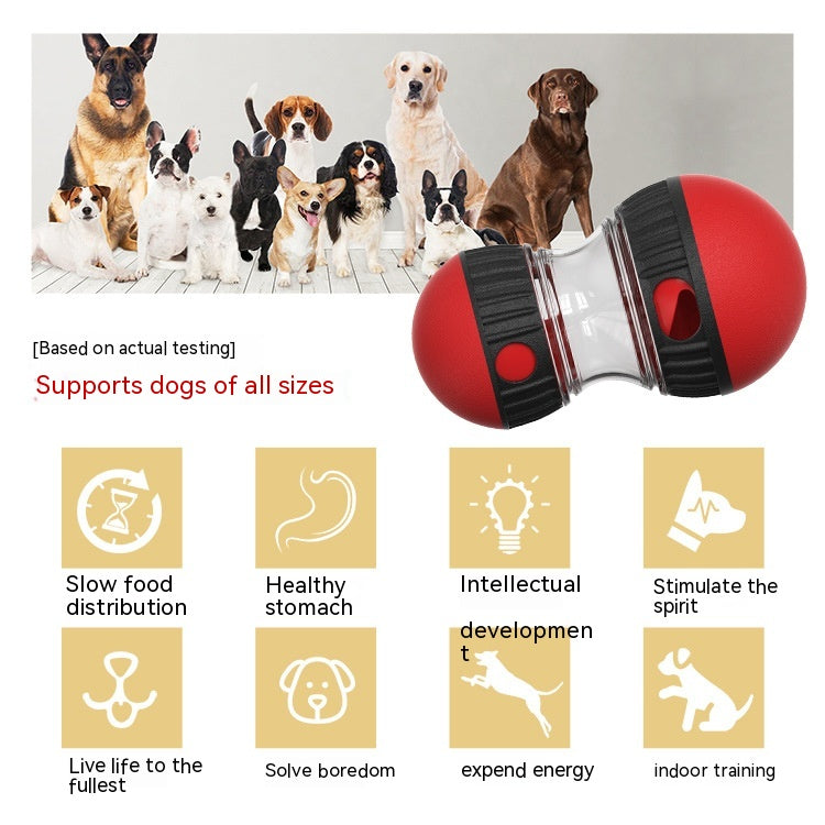 Treat dispensing dog toy material detail