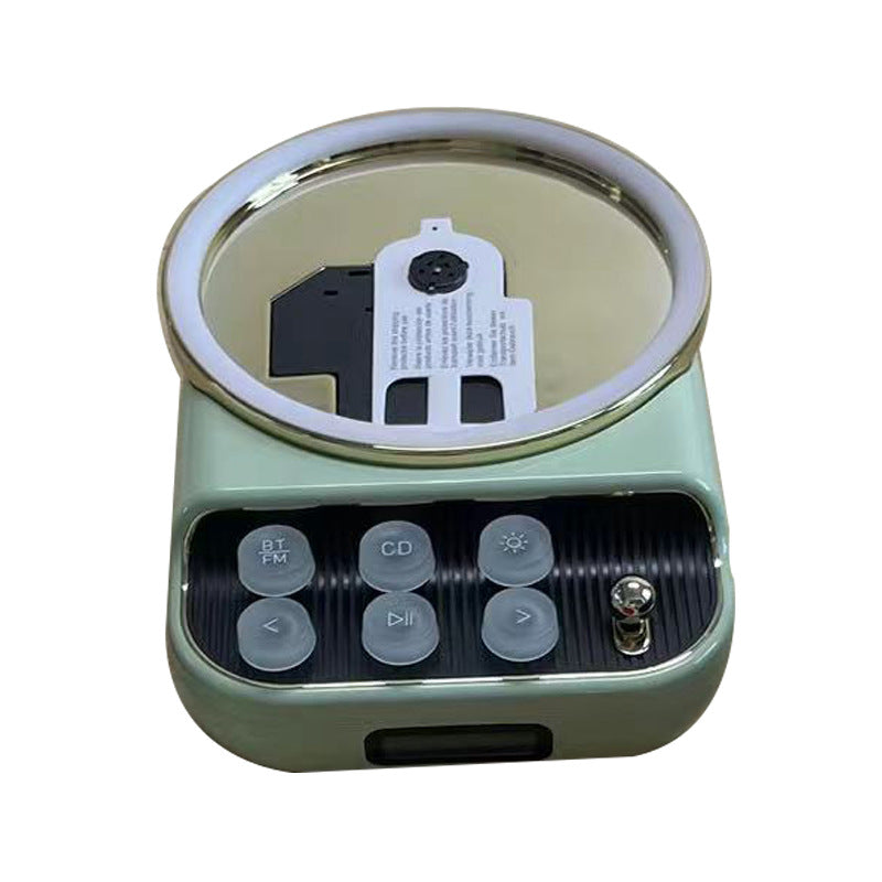Retro Bluetooth speaker in light green