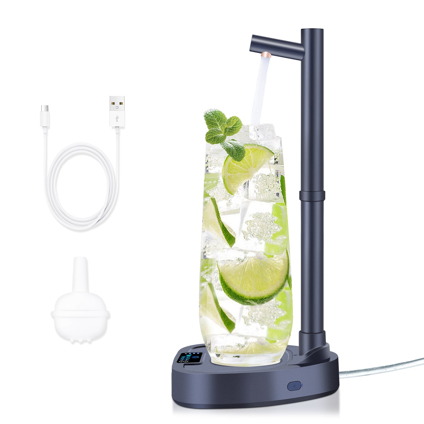 Automatic Water Dispenser Pump – Rechargeable Desktop Water Bottle Stand – photo 7 of 10