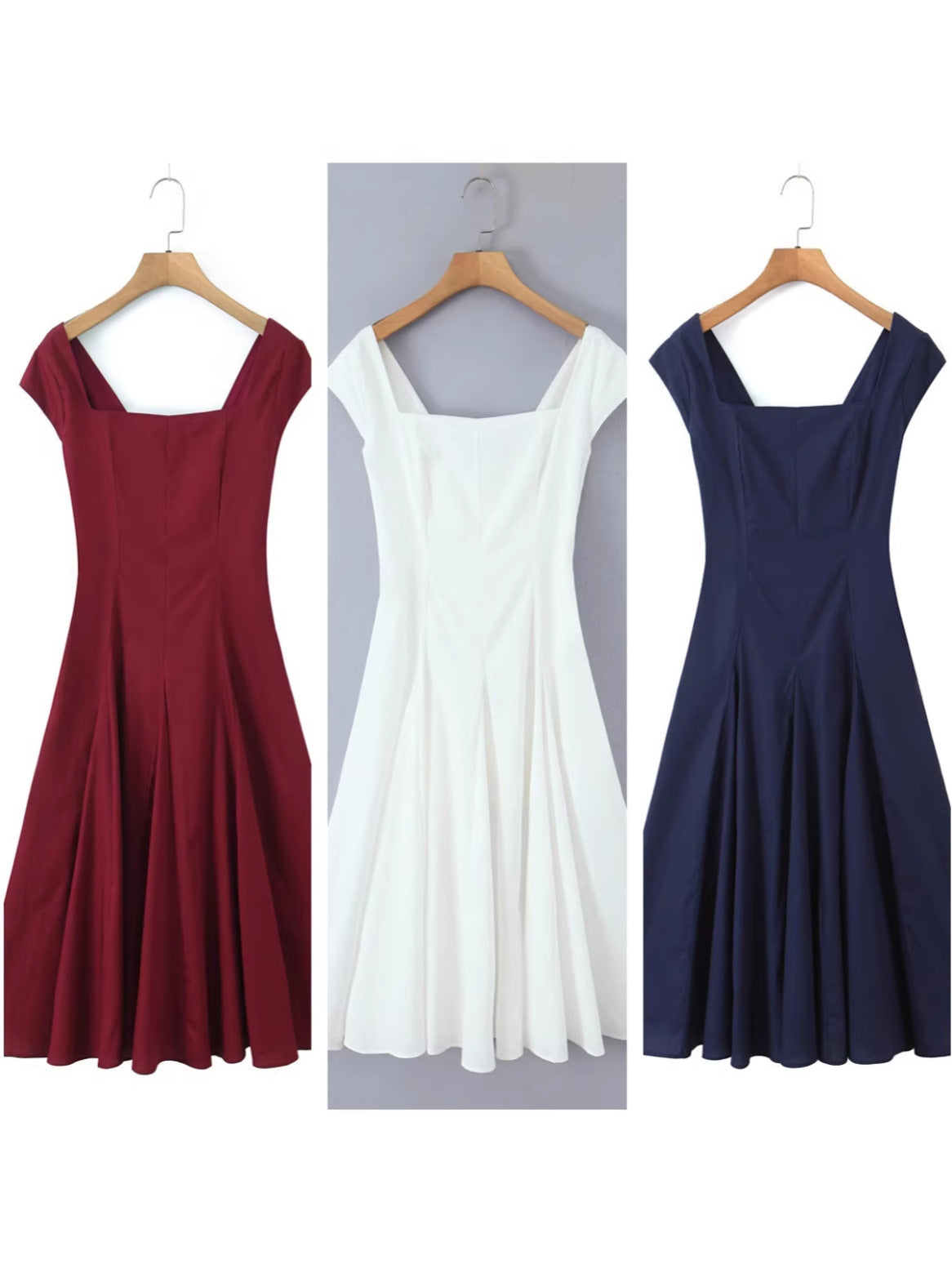 Elegant midi dress - front view