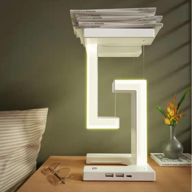 Floating Wireless Charging Night Lamp – Smartphone Charger & Table Light - product photo 6 of 8