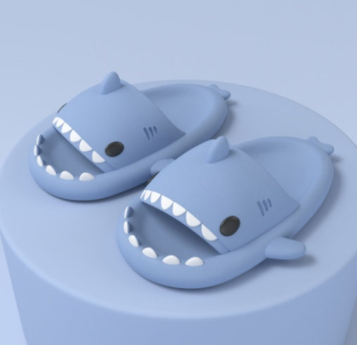 Cartoon Shark Slippers - Soft Non-Slip Slippers - product photo 8 of 20