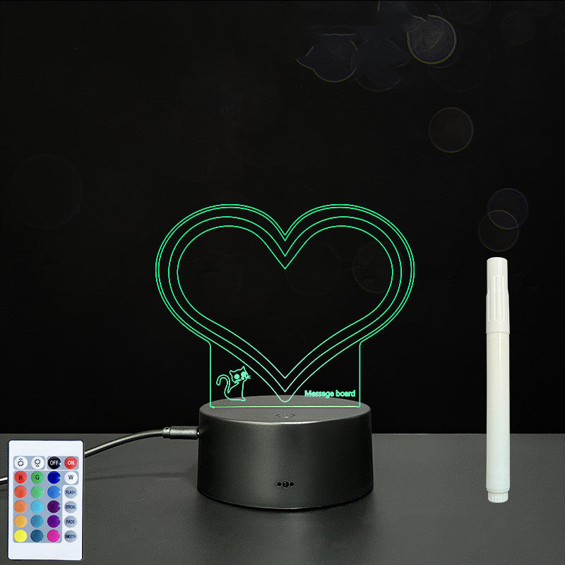 3D acrylic light board - remote control