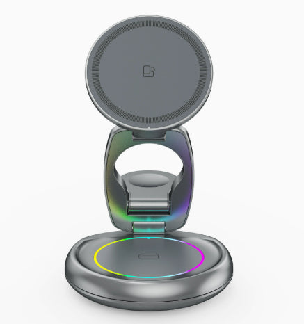 4-in-1 wireless charging stand for phone watch and earphones - photo 3 of 12