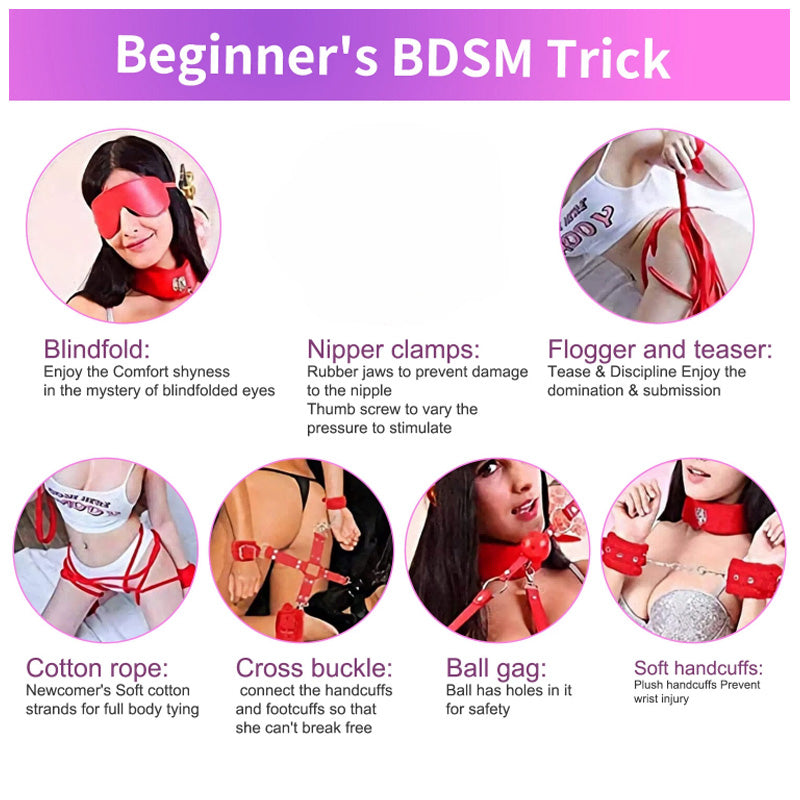 7-Piece Adult Roleplay Accessory Set - product photo 2