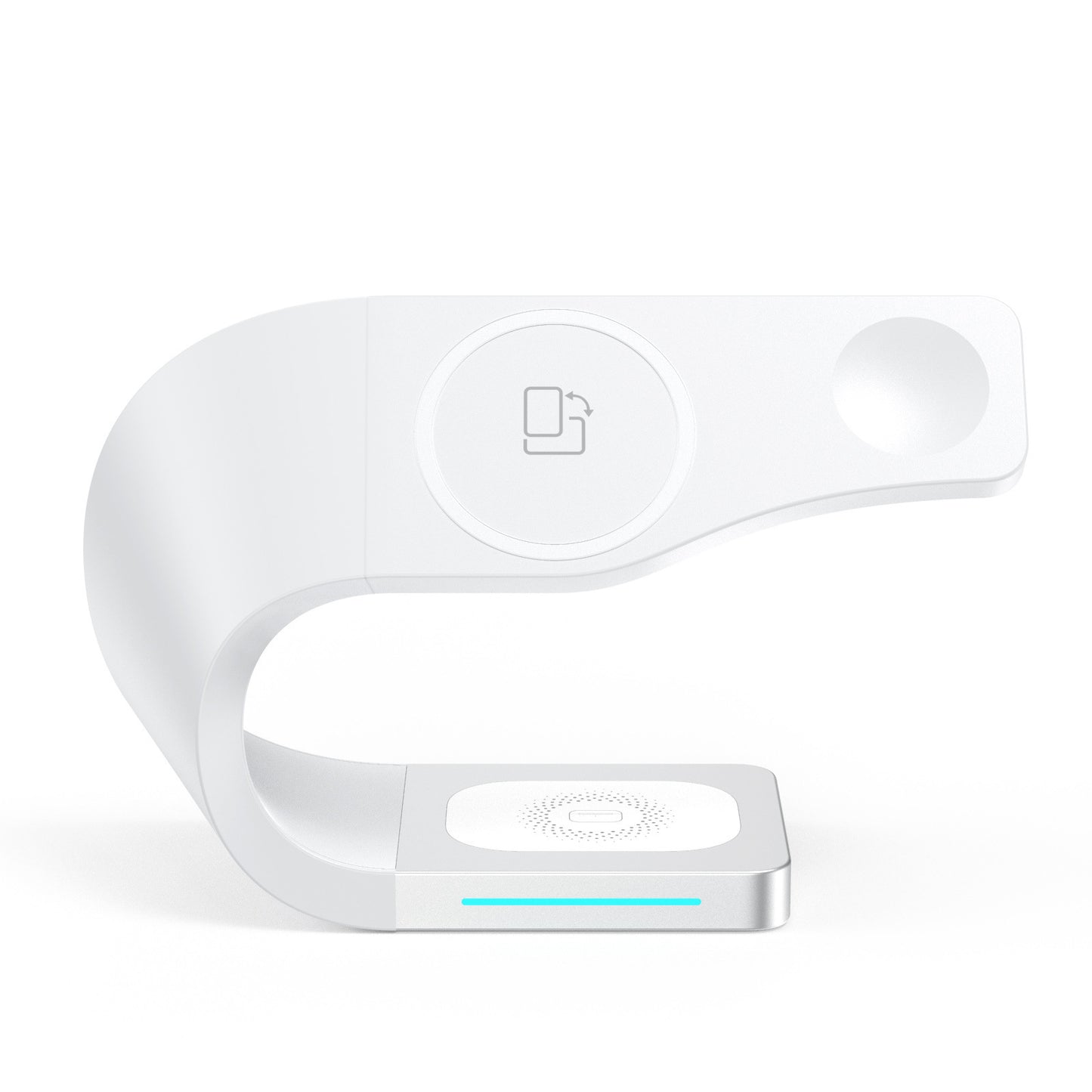 4-in-1 wireless charging stand for phone watch and earphones - photo 6 of 12