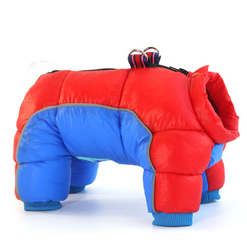 Thick Warm Winter Dog Jacket with Cotton Lining - product photo 3