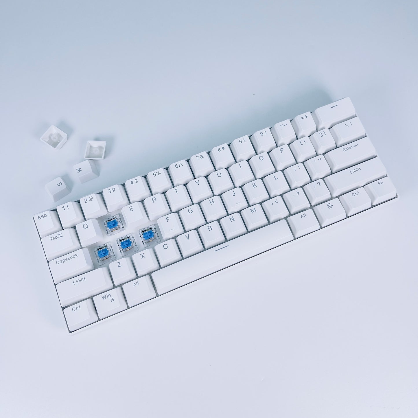 mechanical keyboard red switch detail