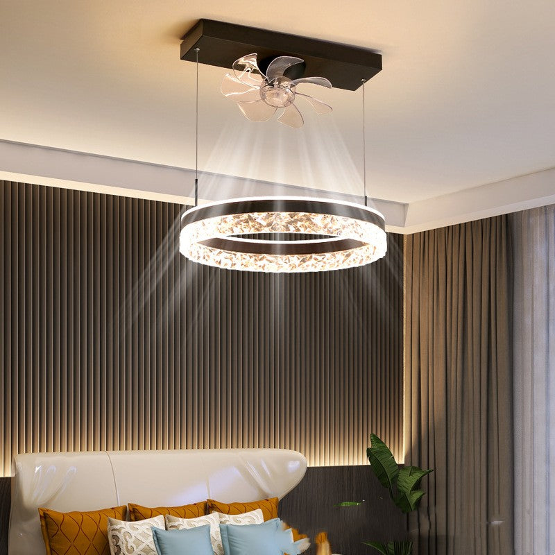 Invisible Ceiling Fan Light – Scandinavian Light Luxury Design - product photo 5 of 5