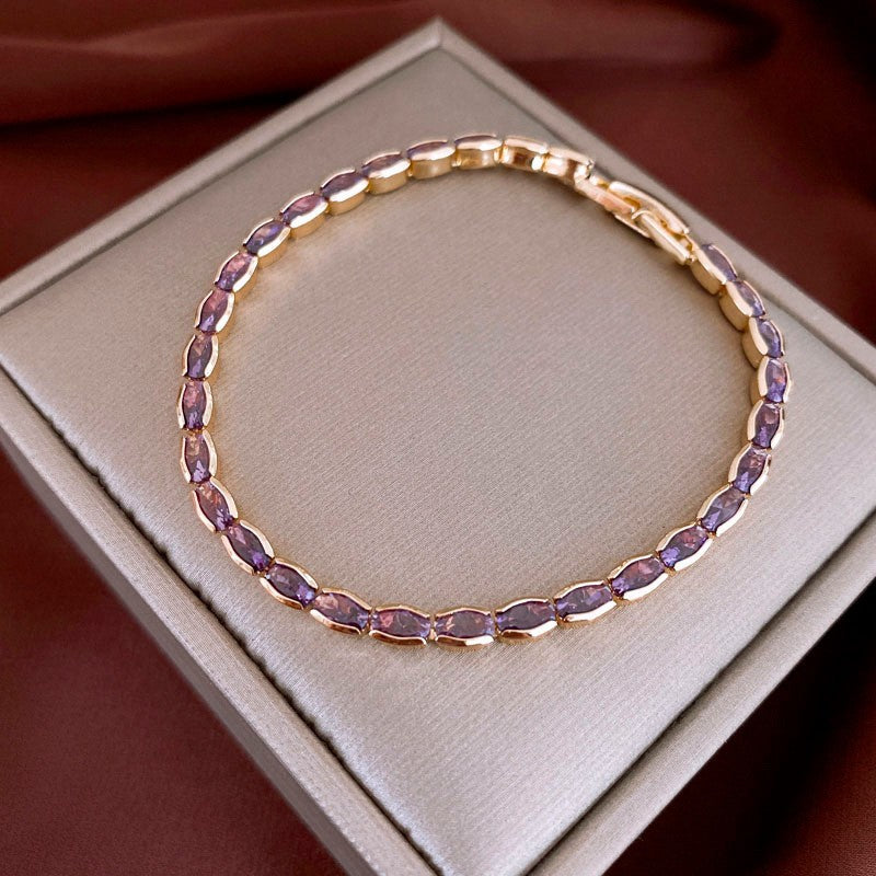 18K gold plated bracelet, style variation