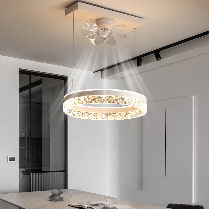 Invisible Ceiling Fan Light – Scandinavian Light Luxury Design - product photo 6 of 7