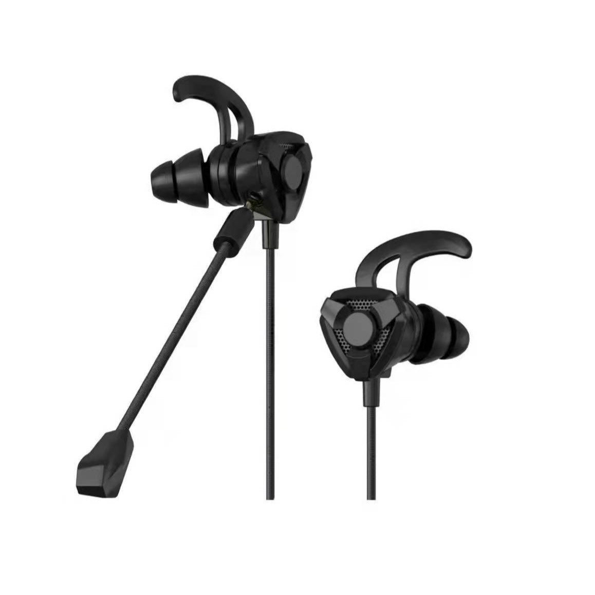 Earphones shown in red colorway