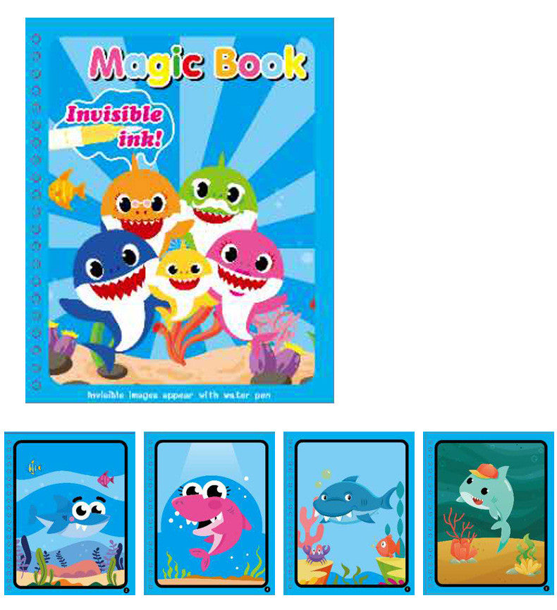 Water painting book Dinosaur World theme