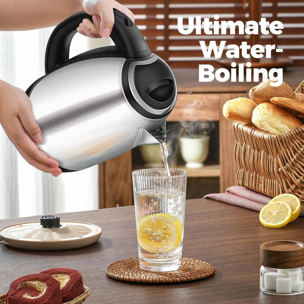 electric kettle on kitchen counter