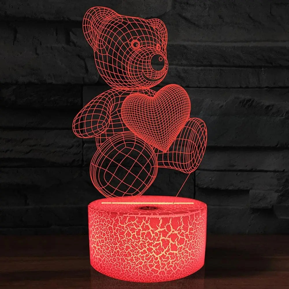 3D acrylic LED night light USB neon lamp - photo 12 of 13