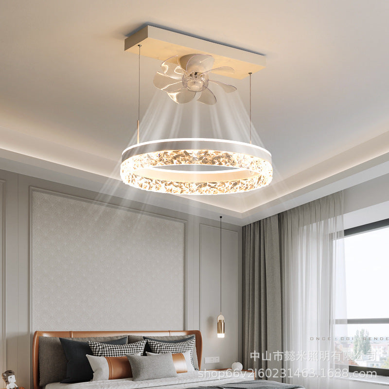Invisible Ceiling Fan Light – Scandinavian Light Luxury Design - product photo 2 of 5
