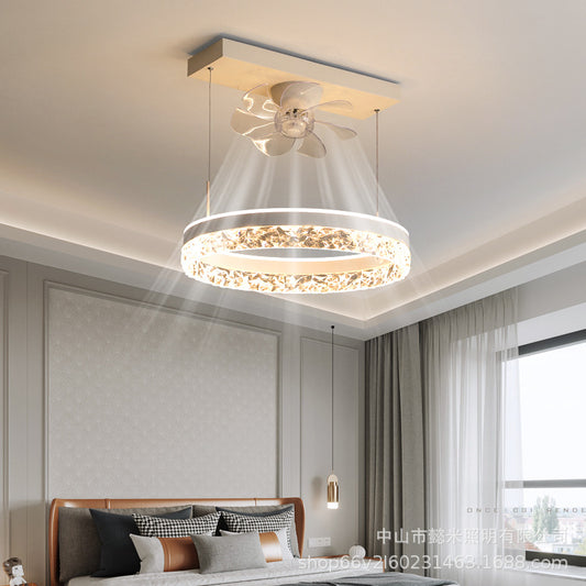 Invisible Ceiling Fan Light – Scandinavian Light Luxury Design - product photo 2 of 5