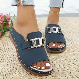 Platform sandals additional angle