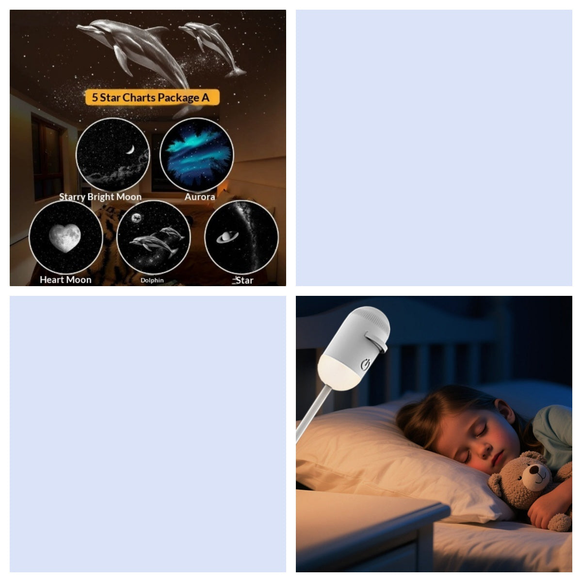USB night light in bedroom setting